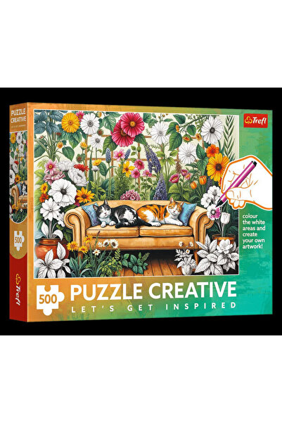 Trefl 500 piese Creative puzzle - Oranjeria pisicilor (37562)