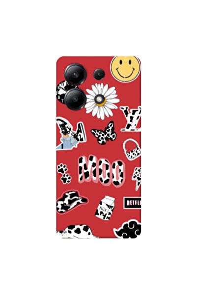 Other Xiaomi Redmi Note 13 4G Find Yourself 6 Red Colored Silicone TPU Θήκη