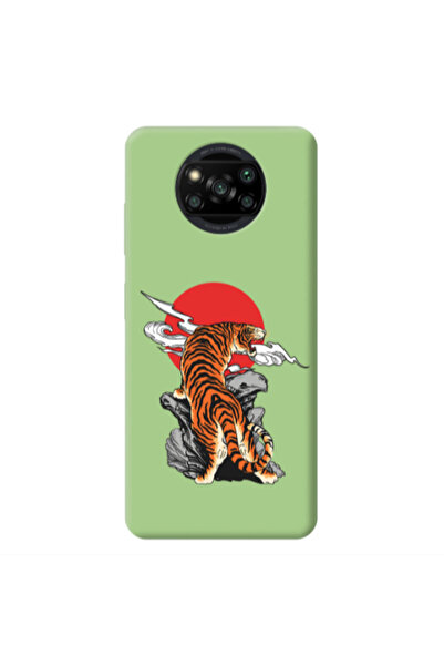 Other Xiaomi Poco X3 /X3 Pro Angry Gorilla Light Green Colored Silicone TPU Θήκη
