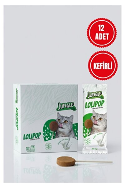 Jungle Kedi Lolipopu Kefirli ( 12 Adet )