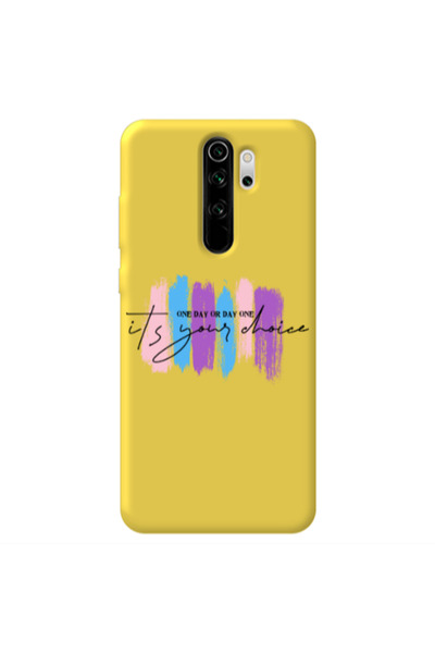 Other Xiaomi Redmi Note 8 Pro One Day Or Day One Yellow Colored Silicone TPU ...
