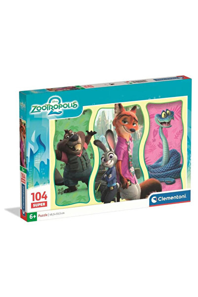 CLEMENTONI Puzzle Super 104 Piese - Zootopia 2