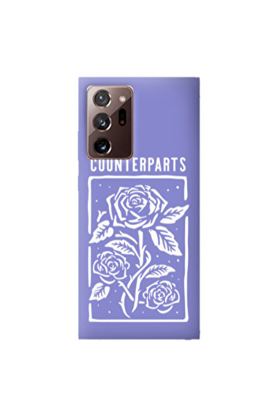 Other Samsung Note 20 Plus Counterparts Purple Colored Silicone TPU Θήκη