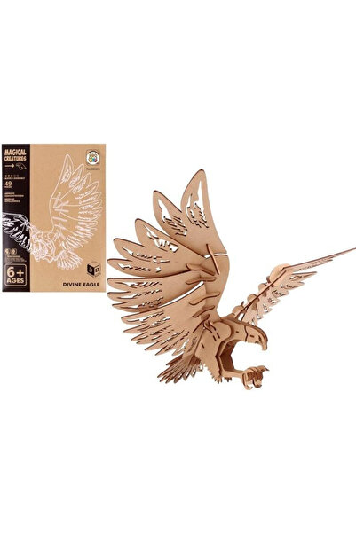 OEM Puzzle 3D din lemn Pro Kids Condor Legendar, 49 piese, pentru 6+ ani, Mul...