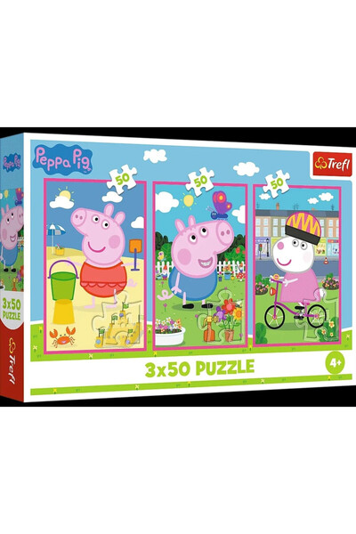 Trefl Puzzle 3X50El Peppa Puterea Prieteniei