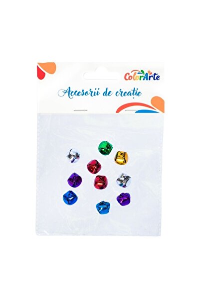 MC Micostore Accesorii creatie - clopotei rotunzi metal, diverse culori, 13mm...
