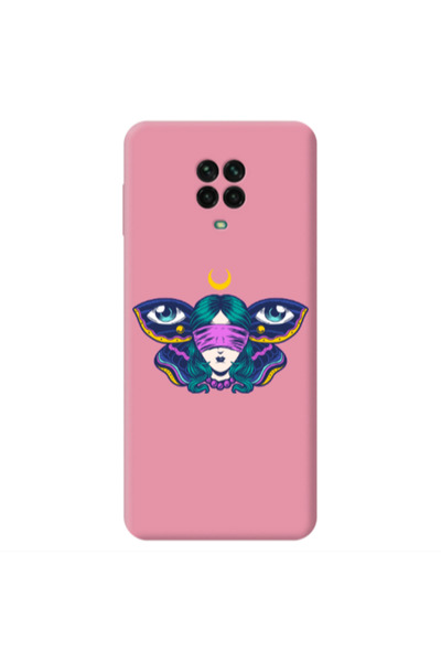 Other Xiaomi Redmi Note 9 Pro Eye in my ear Pink Colored Silicone TPU Θήκη
