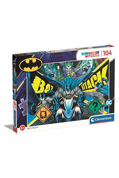 CLEMENTONI Puzzle 104 el. Batman Super Kolor de la - puzzle colorat 38x27 cm