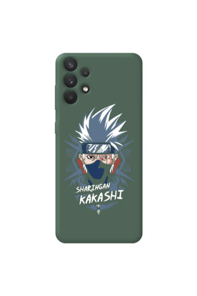 Other Samsung A32 4G Anime Mangoo Dark Green Colored Silicone TPU Θήκη