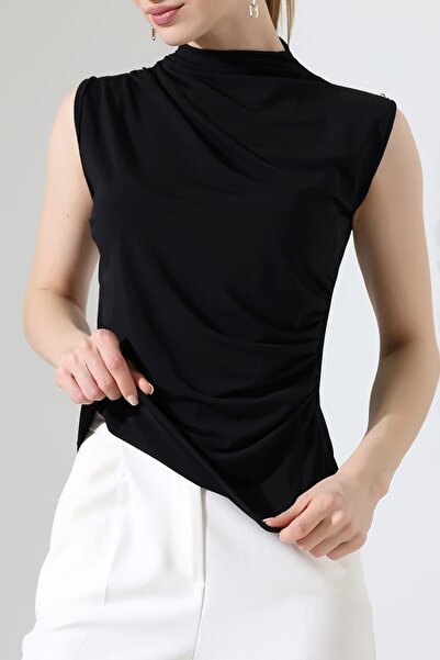 Sabr Women's Sandy Draped Sleeveless Blouse