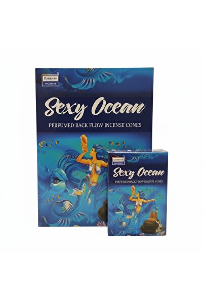 Darshan GERİ AKIŞ TÜTSÜ Sexy Ocean TEMALI KONİK TÜTSÜ