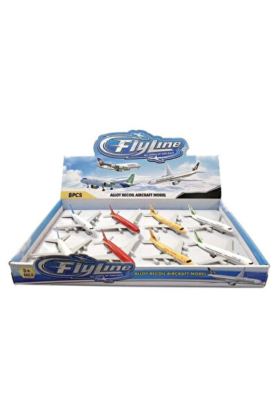 OEM Puckator Avion Flyline Jet cu propulsie pull back, amestec aleatoriu MIX