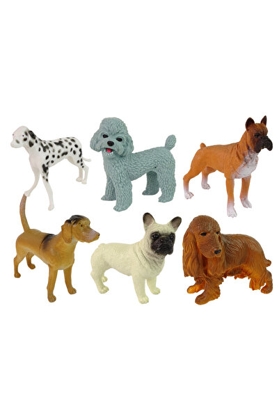 OEM Set 6 Figurine, Lean Toys, Model Caini, Multicolor