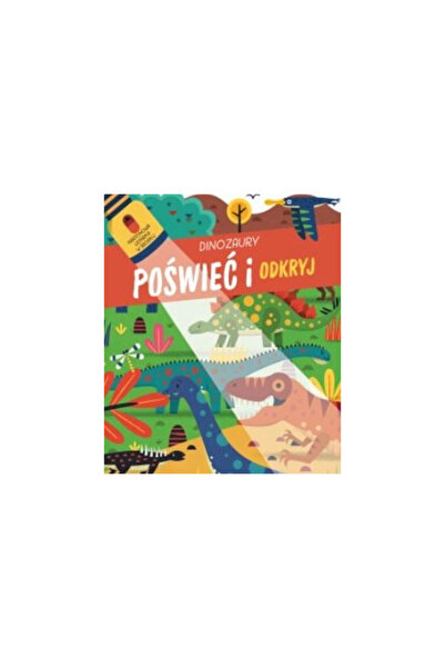 OEM Yoyo Books Iluminează și descoperă Dinozaurii, carte interactivă cu lanternă