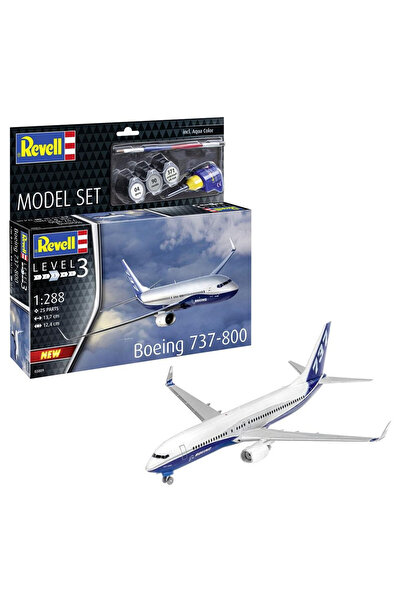 OEM Model de asamblat Boeing 737-800 Revell cu accesorii - 1:288