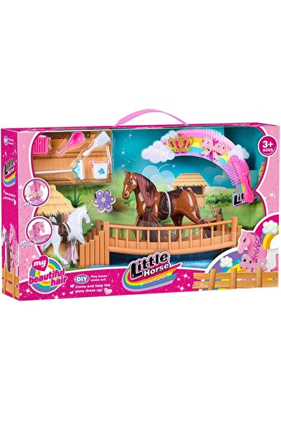OEM Set Trifox Little Horse ponei de coafat, de îmbrăcat și accesorii DIY