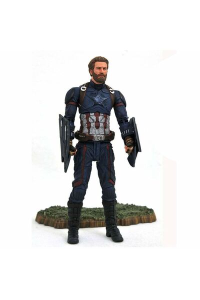 OEM Figura Captian America, Diamond, 18 cm, Multicolor