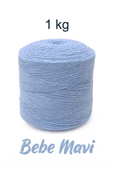 Bevella Macrame Cord 1 kg fir de bumbac pentru tricotat manual - fir de bumba...