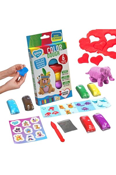OEM Set de plastilină Lovin 6 culori - creativ pentru copii 3+