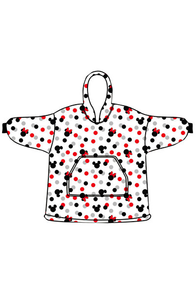 OEM Disney Minnie - Halat de casă supradimensionat pentru femei, coral, cu im...