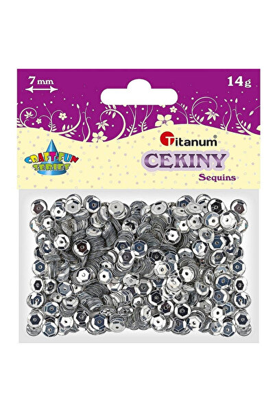 OEM Paiete metalice argintii de 7 mm, Titanum, ambalaj 14 g