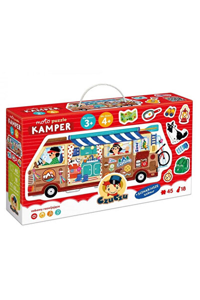 OEM CzuCzu Moto puzzle set camper educativ 3+ Bright Junior Media