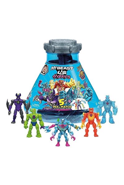 OEM Set 5 figurine Cobi Mr Beast Lab Hybryda multicolor 30x30cm