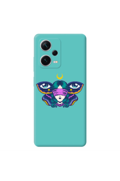 Other Xiaomi Poco X5 Eye in my ear Turquoise Colored Silicone TPU Θήκη