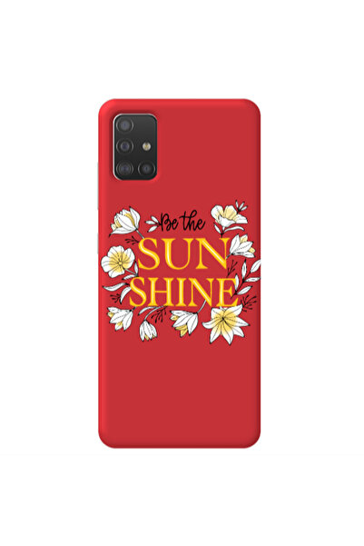 Other Samsung A51 Sun Shine Red Colored Silicone TPU Θήκη