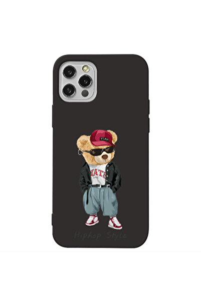Other Apple iPhone 13 Pro Hip hop style Black Colored Silicone TPU Θήκη