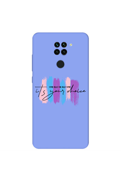 Other Xiaomi Redmi Note 9 One Day Or Day One Light Purple Colored Silicone TP...