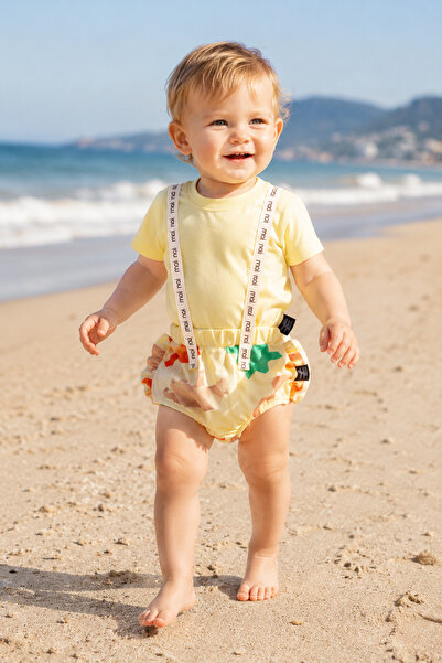 Babyhola Girl Boy Baby Strap T-Shirt Slip Summer Set 50751