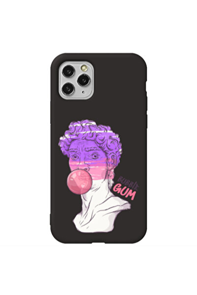 Other Apple iPhone 11 Pro Pin Bubble Black Colored Silicone TPU Θήκη