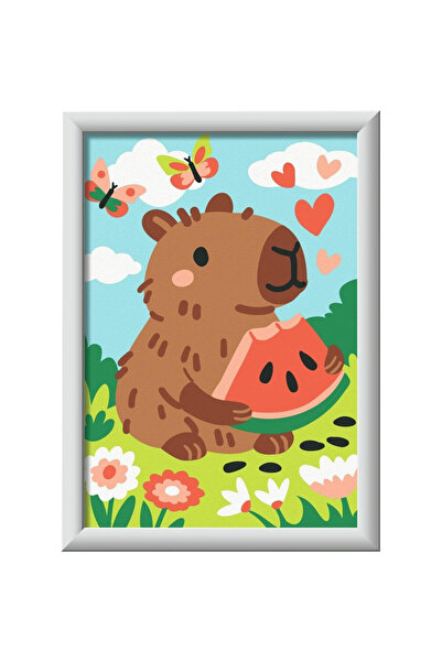 RAVENSBURGER Set pictura copii CreArt, capibara, multicolor, 0x17x23cm