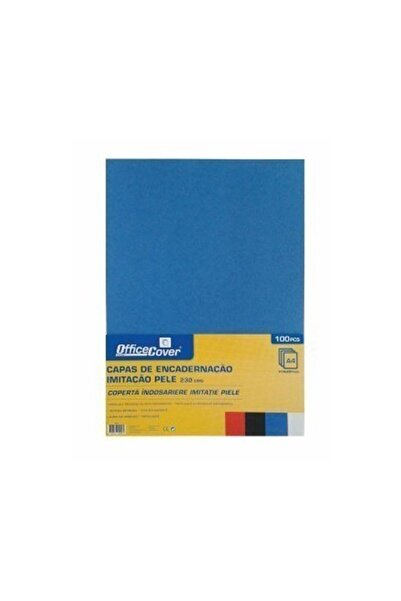 MC Micostore Coperta indosariere A4 Office Cover LG-01, carton albastru, imit...