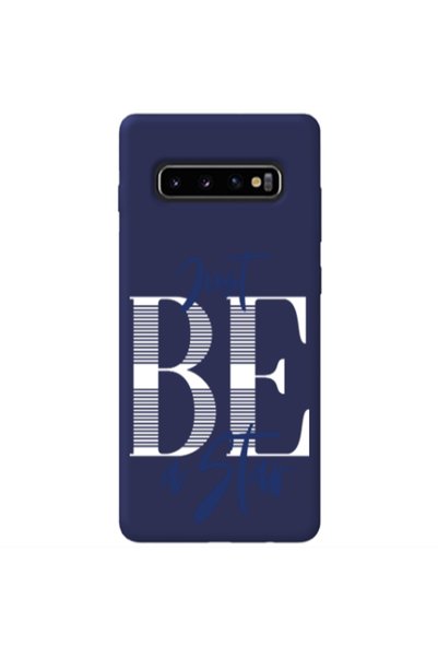 Other Samsung S10 Just Be a Star Dark blue Colored Silicone TPU Θήκη