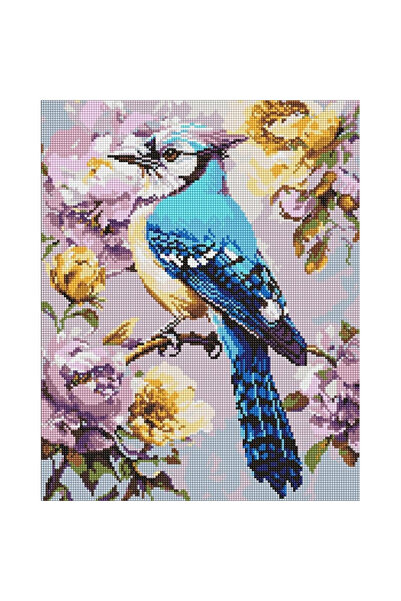 ideyka Mozaic diamant Gaita in bujori 40x50 cm pe sasiu