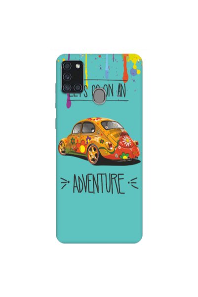 Other Samsung A21S Adventure Turquoise Colored Silicone TPU Θήκη
