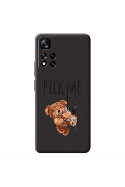 Other Xiaomi Redmi Note 11 Pro 5G Pick me Black Colored Silicone TPU Θήκη