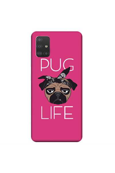 Other Samsung A71 Pug Life Fuchsia Colored Silicone TPU Θήκη