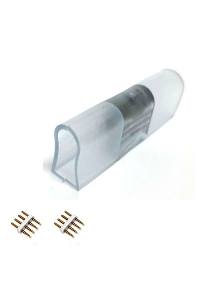 DELIGHT Conector Prelungire "I" DL66700C, Neon Flex RGB Pt 8x16mm 12mm, 1 buc.