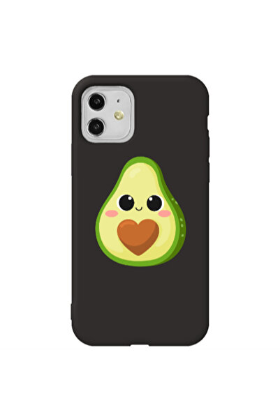 Other Apple iPhone 11 Baby avocado Black Colored Silicone TPU Θήκη