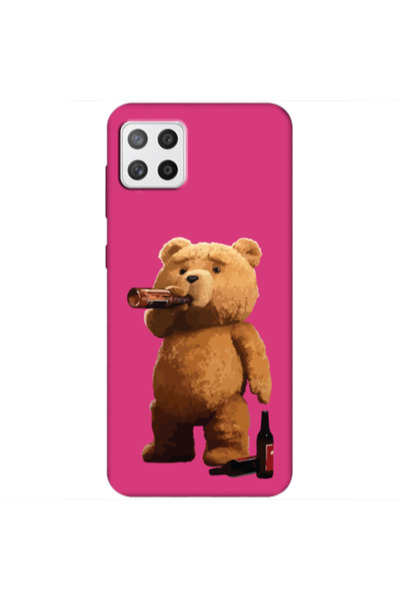 Other Samsung A22 5G Beer Time Fuchsia Colored Silicone TPU Θήκη