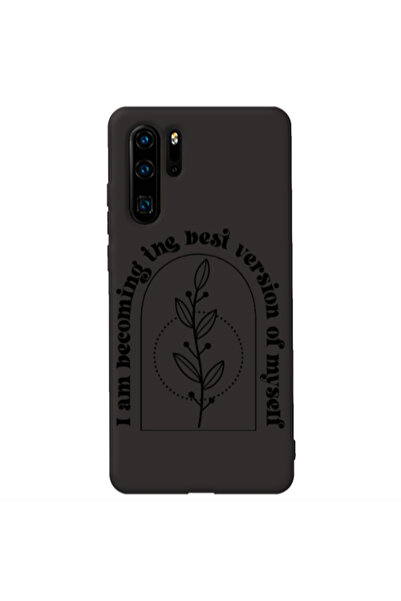 Other Huawei P30 Pro I am Becoming Black Colored Silicone TPU Θήκη