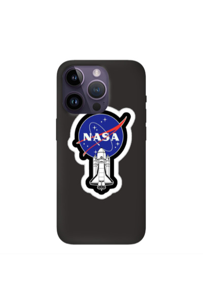 Other Apple iPhone 14 Pro Max Nasa 2 Black Colored Silicone TPU Θήκη