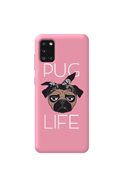 Other Samsung A41 Pug Life Pink Colored Silicone TPU Θήκη