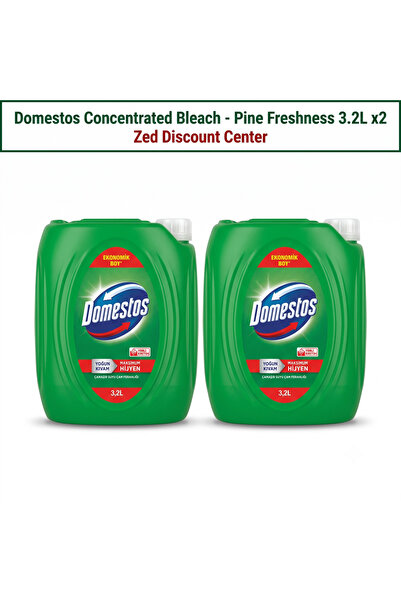 Domestos Înălbitor concentrat - Prospețime de pin 3.2L x2