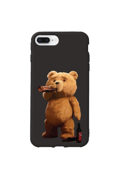 Other Apple iPhone 7 Plus Beer Time Black Colored Silicone TPU Θήκη