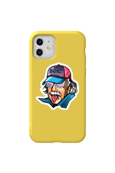 Other Apple iPhone 11 Einstein Yellow Colored Silicone TPU Θήκη