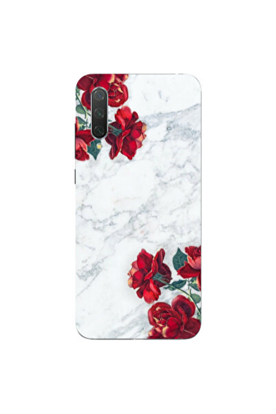 Other Xiaomi Mi 9 Se Marble and roses Transparent Silicone TPU Θήκη